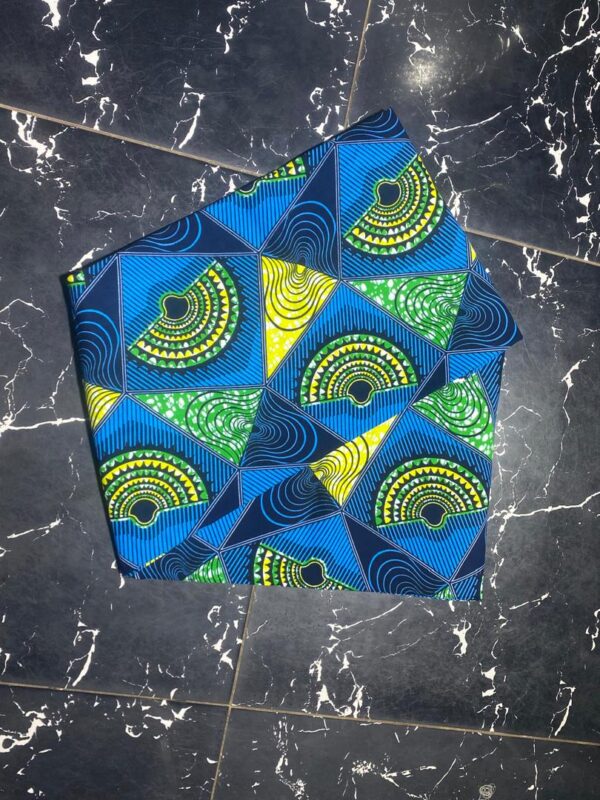 Adire Tie-Dye Cotton Fabric (Per Yard)