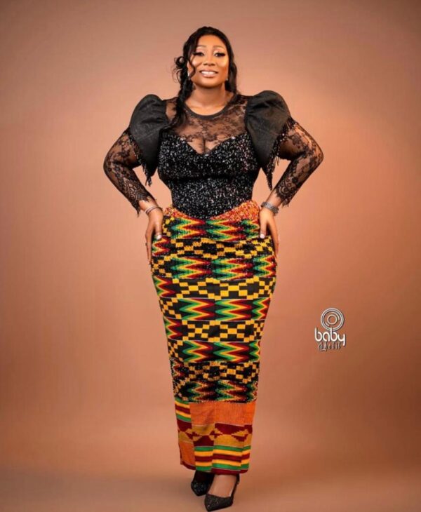 Kaba & Slit Fabric Set Kente. Contact for Pricing