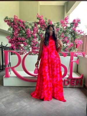 colored creped loss down Colored Crepe Flowy Midi Dress. Contact for Pricing