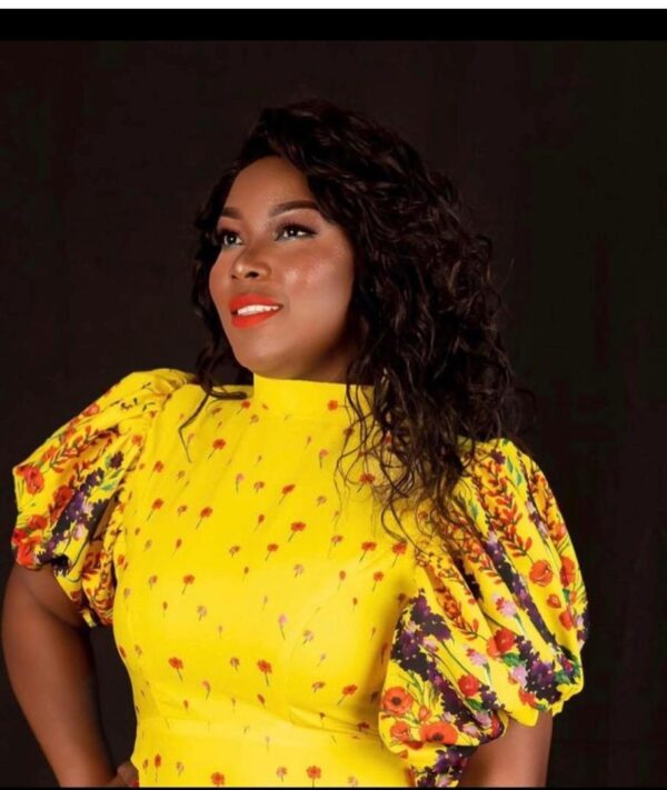 Colored Crepe Peplum Dress.    Contact for Pricing